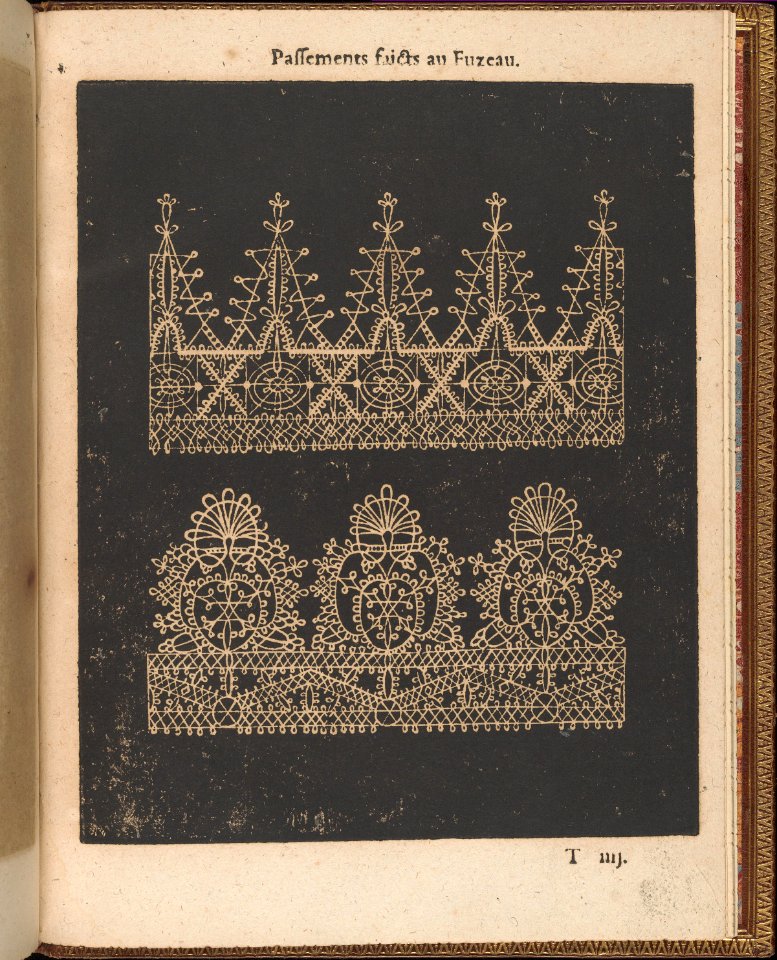 La Pratique de l'Aiguille, page 75 (recto) MET DP358249