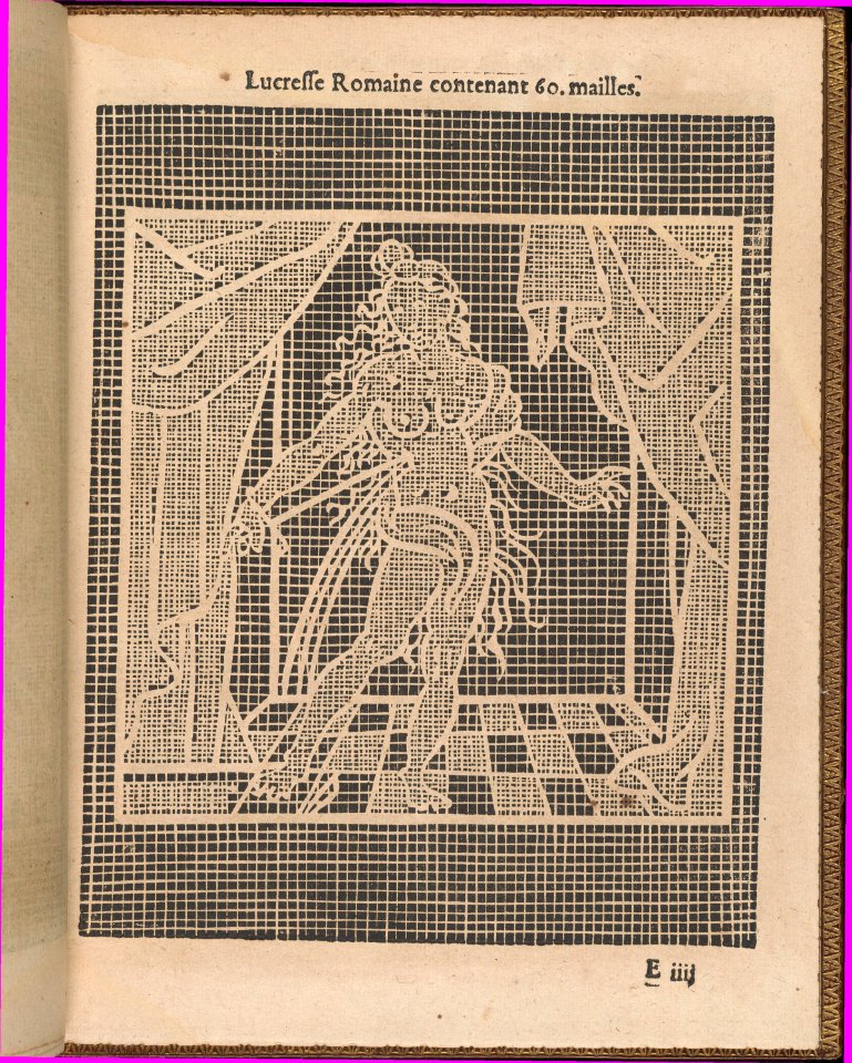 La Pratique de l'Aiguille, page 19 (recto) MET DP358173