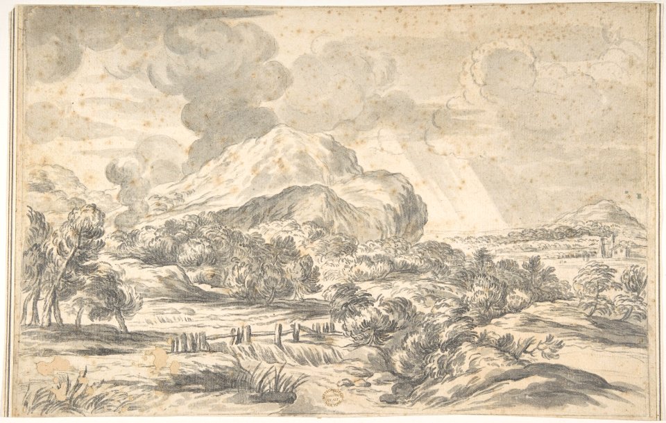 Landscape with Mountains in the Distance MET DP809485