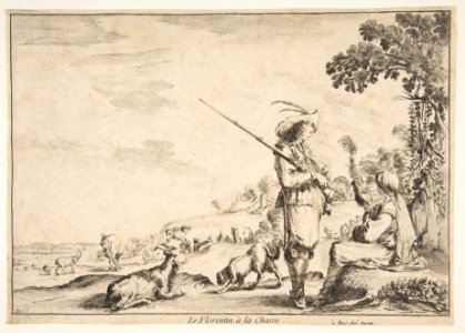 Le Florentin à la chasse MET DP817823