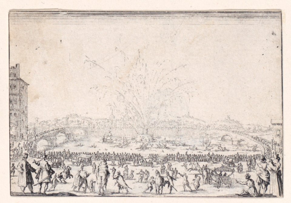 Le Feu d'Artifice sur l'Arno Met DP888268