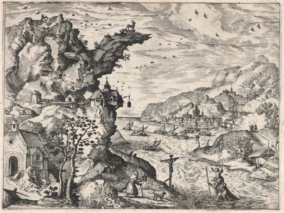 Landscape with Saint Christopher MET DP875190