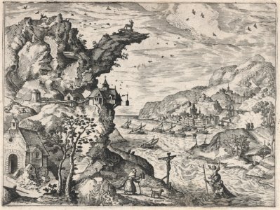 Landscape with Saint Christopher MET DP875190