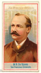 M.H. de Young, San Francisco Chronicle, from the American Editors series (N1) for Allen & Ginter Cigarettes Brands MET DP827839