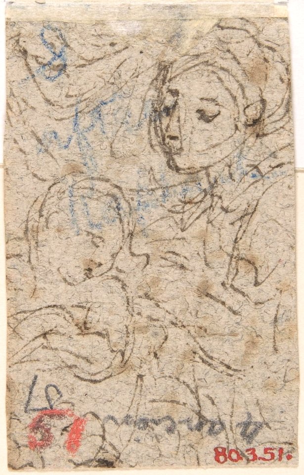 Madonna and Child (recto); Madonna and Child (verso) MET DP801784