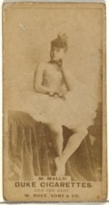 M. Mallsi, from the Actors and Actresses series (N145-7) issued by Duke Sons & Co. to promote Duke Cigarettes MET DP840453