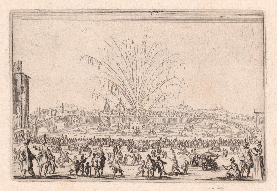Le Feu d'Artifice sur l'Arno (Fireworks on the Arno) Met DP890558
