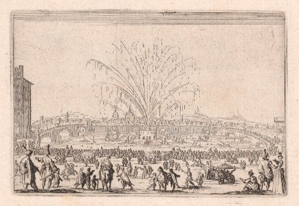 Le Feu d'Artifice sur l'Arno (Fireworks on the Arno) Met DP890558