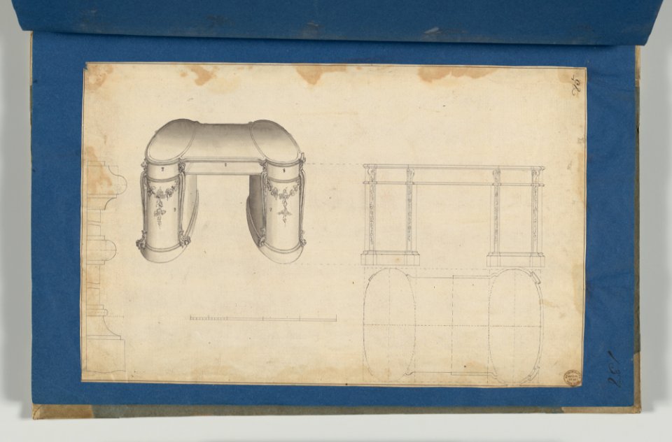 Library Table, from Chippendale Drawings, Vol. II MET DP-14176-027