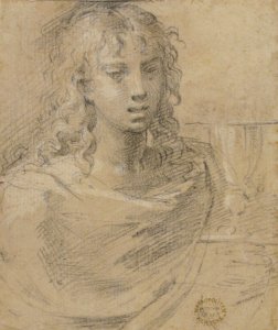 Madonna and Child (recto); Head and Bust of Saint John the Evangelist (verso) MET 10.45.2b