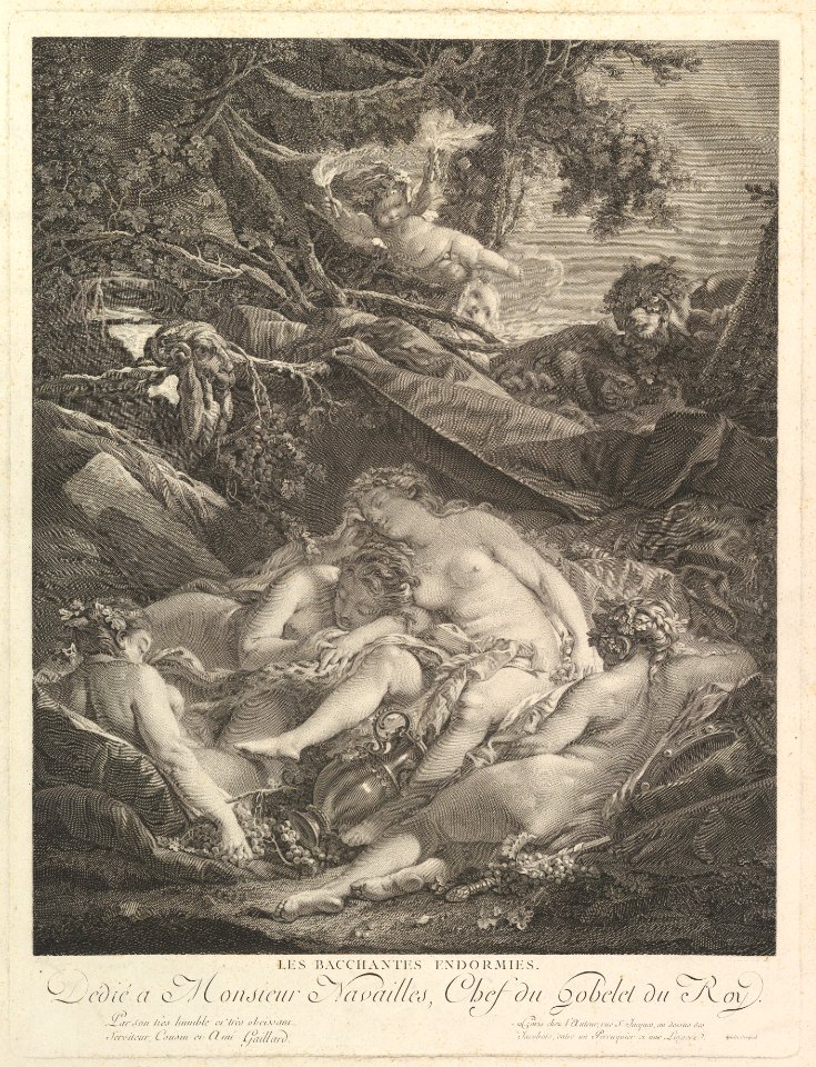 Les Bacchantes Endormies (The Sleeping Bacchantes) MET DP826788