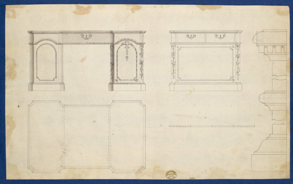 Library Tables, from Chippendale Drawings, Vol. II MET DP104290