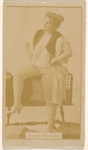Lottie Seymour, from the Actresses series (N245) issued by Kinney Brothers to promote Sweet Caporal Cigarettes MET DP859546