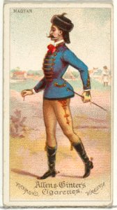 Magyar, from World's Dudes series (N31) for Allen & Ginter Cigarettes MET DP838502