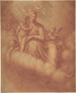 Madonna and Child Among the Clouds MET DP801952
