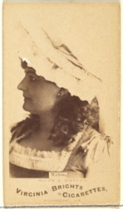 Madon, from the Actors and Actresses series (N45, Type 1) for Virginia Brights Cigarettes MET DP829650