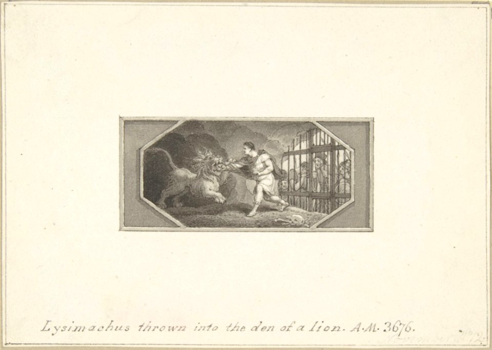 Lysimachus thrown into the Den of a Lion MET DP800881