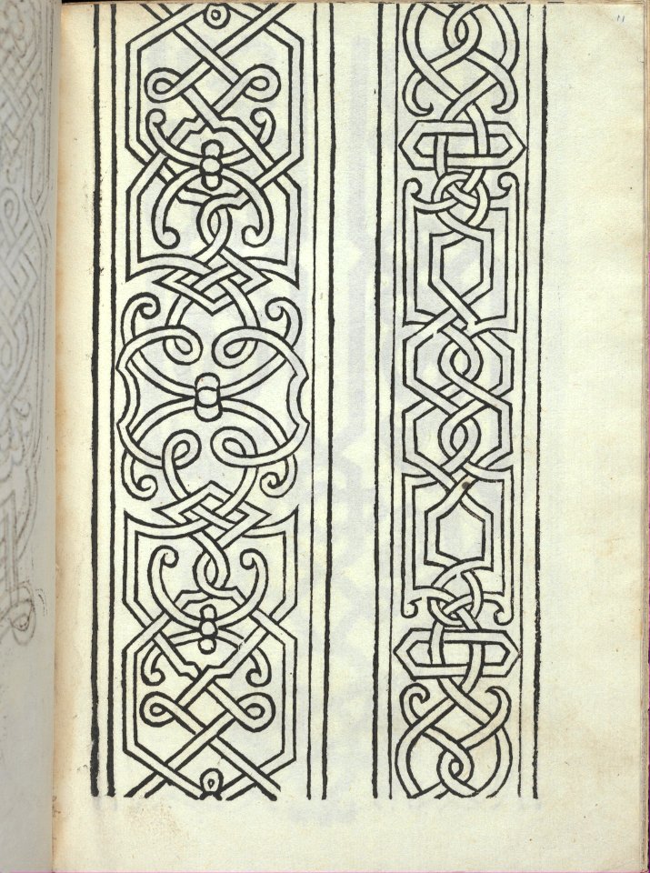 Libro quarto. De rechami per elquale se impara in diuersi modi lordine e il modo de recamare...Opera noua, page 11 (recto) MET DP353789