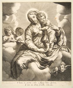 Madonna and Child in Glory MET DP815227