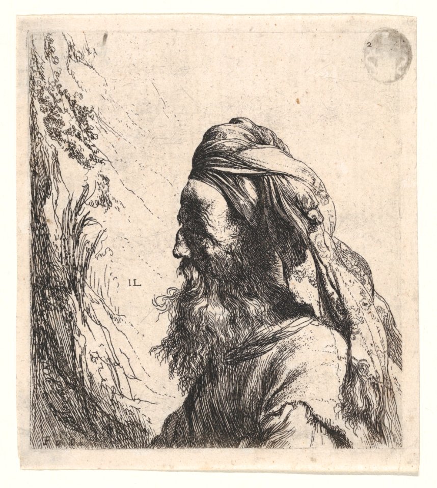 Man in a Turban Facing Left MET DP872912