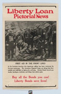 Liberty Loan pictorial news, first aid in the front lines MET DP876892