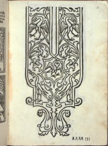Libro quarto. De rechami per elquale se impara in diuersi modi lordine e il modo de recamare...Opera noua, page 3 (recto) MET DP353780