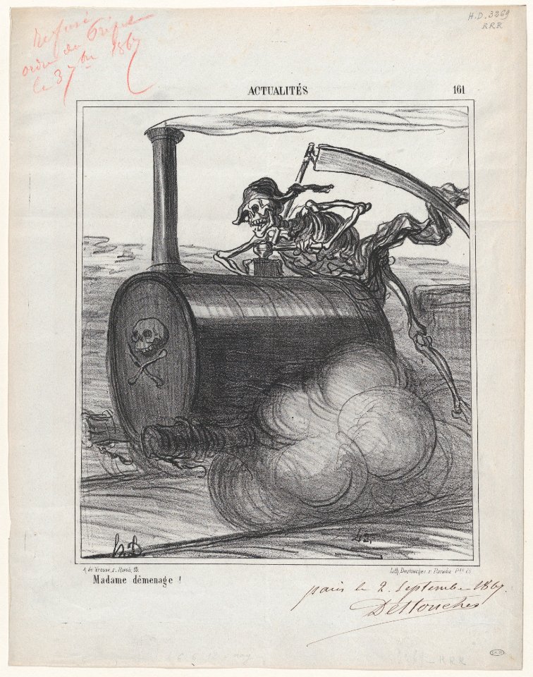 Madame is moving, from 'News of the day' MET DP877673