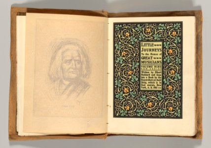Little Journeys into the Homes of Great Musicians, volume nine MET DP-13372-036