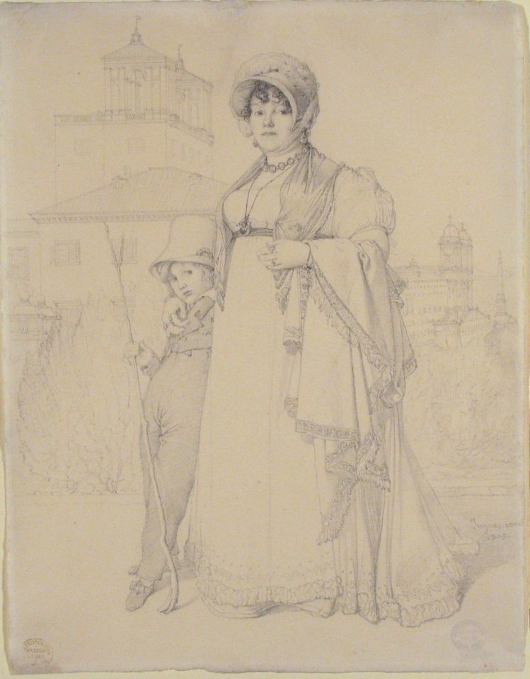 Madame Guillaume Guillon Lethière, née Marie-Joseph-Honorée Vanzenne, and her son Lucien Lethière MET 29.100.191