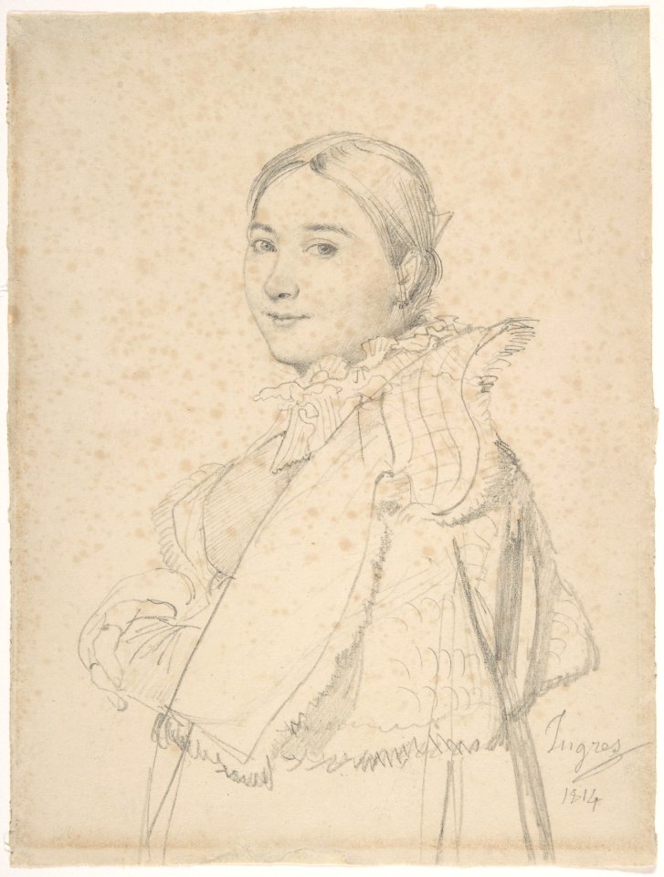 Madame Jean-Auguste-Dominique Ingres, née Madeleine Chapelle MET DP806755