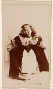 Little Tuesday, from the Actresses series (N245) issued by Kinney Brothers to promote Sweet Caporal Cigarettes MET DP859737
