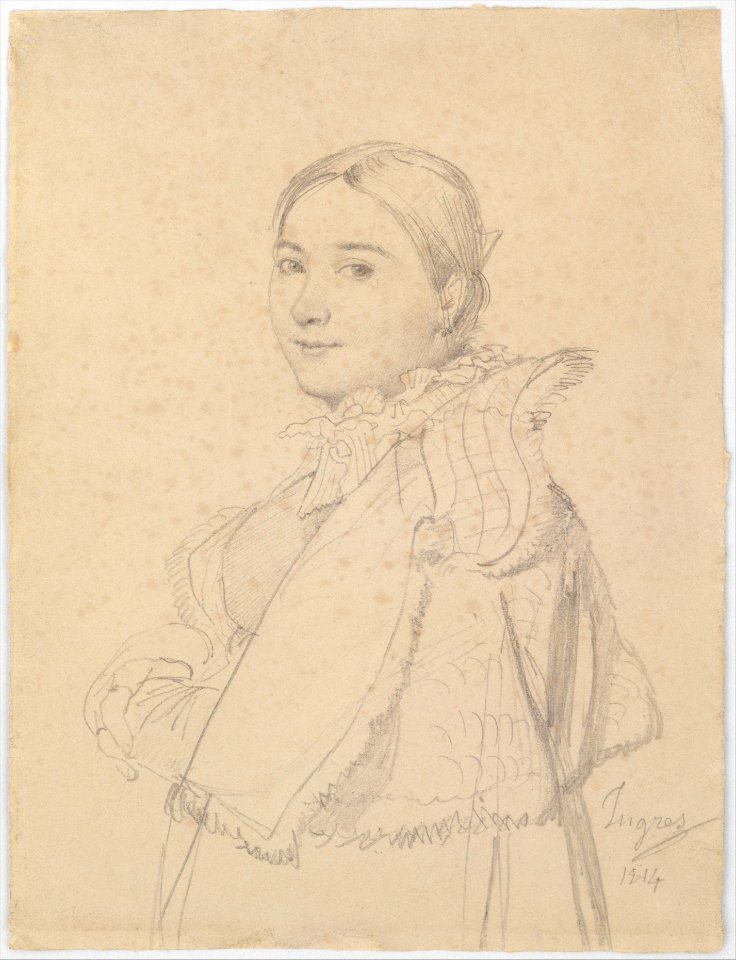 Madame Jean-Auguste-Dominique Ingres, née Madeleine Chapelle MET DT5675