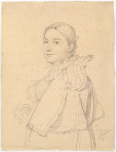 Madame Jean-Auguste-Dominique Ingres, née Madeleine Chapelle MET DT5675