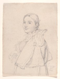Madame Jean-Auguste-Dominique Ingres, née Madeleine Chapelle Met DP889056