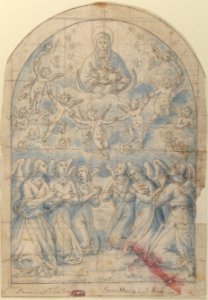 Madonna and Child in Glory Adored by Angels MET 17.236.43