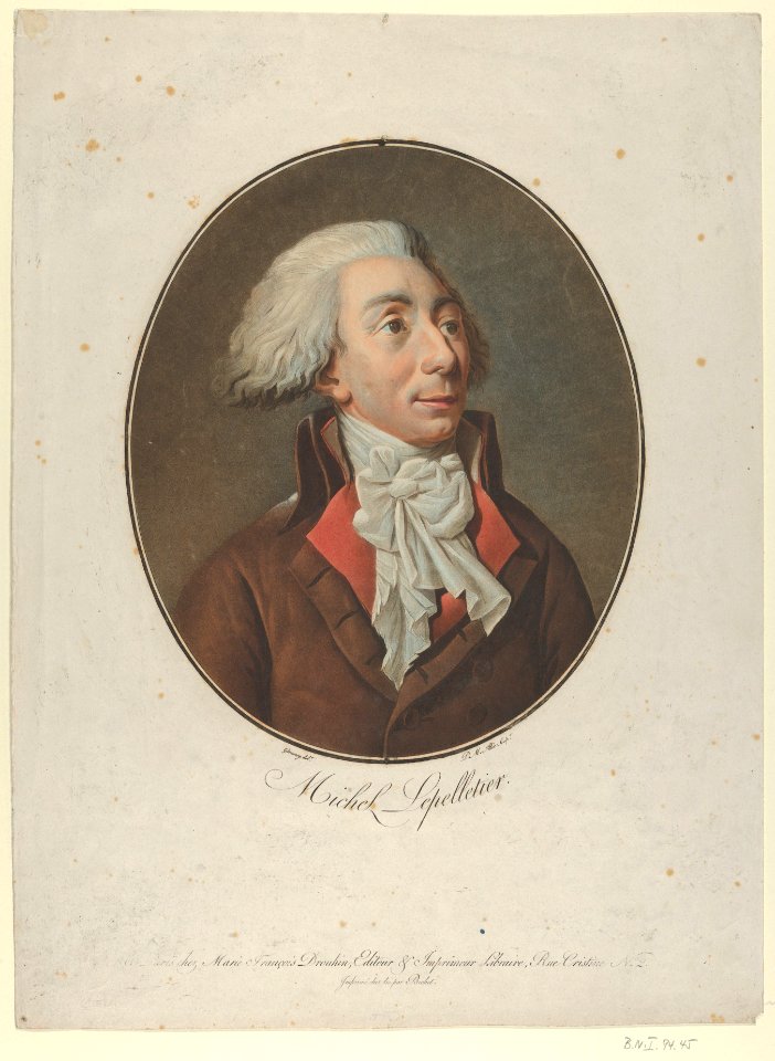 Louis Michel Lepelletier de St. Fargeau MET DP842927