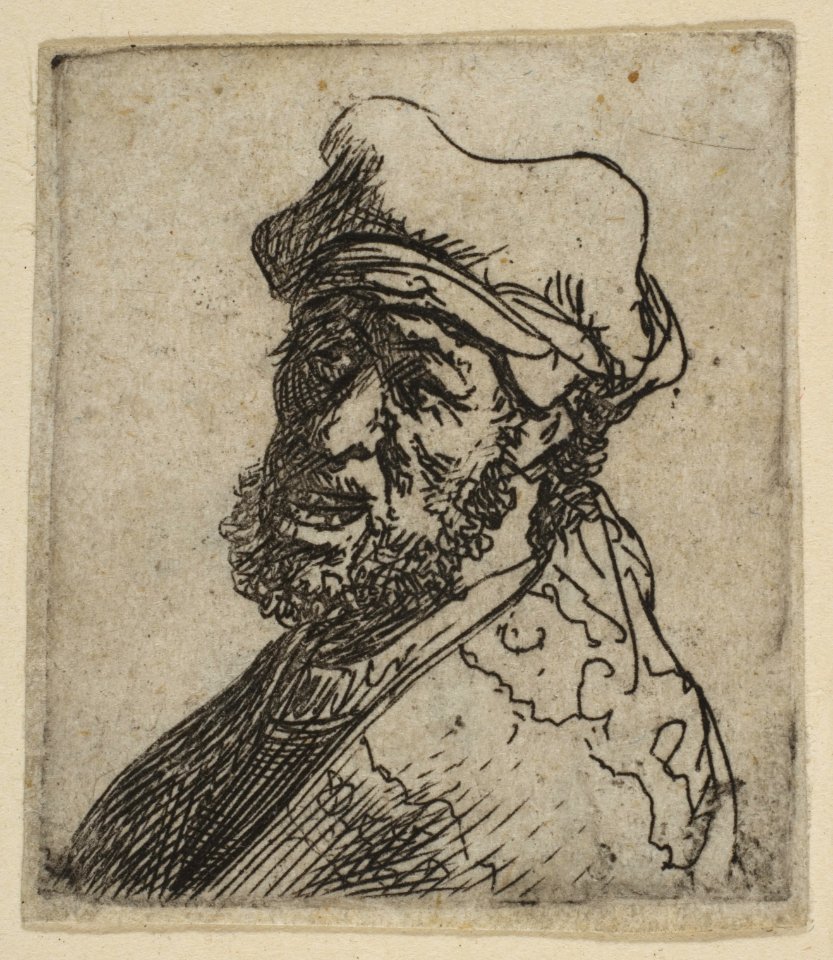 Man Crying Out, Three-Quarters Left- Bust MET DP814318