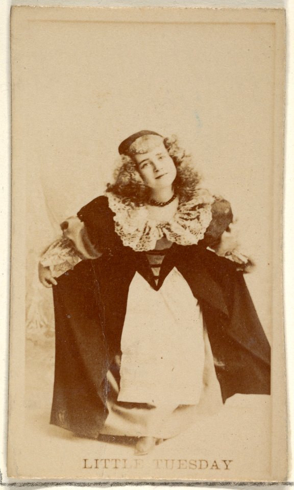 Little Tuesday, from the Actors and Actresses series (N45, Type 8) for Virginia Brights Cigarettes MET DP831637