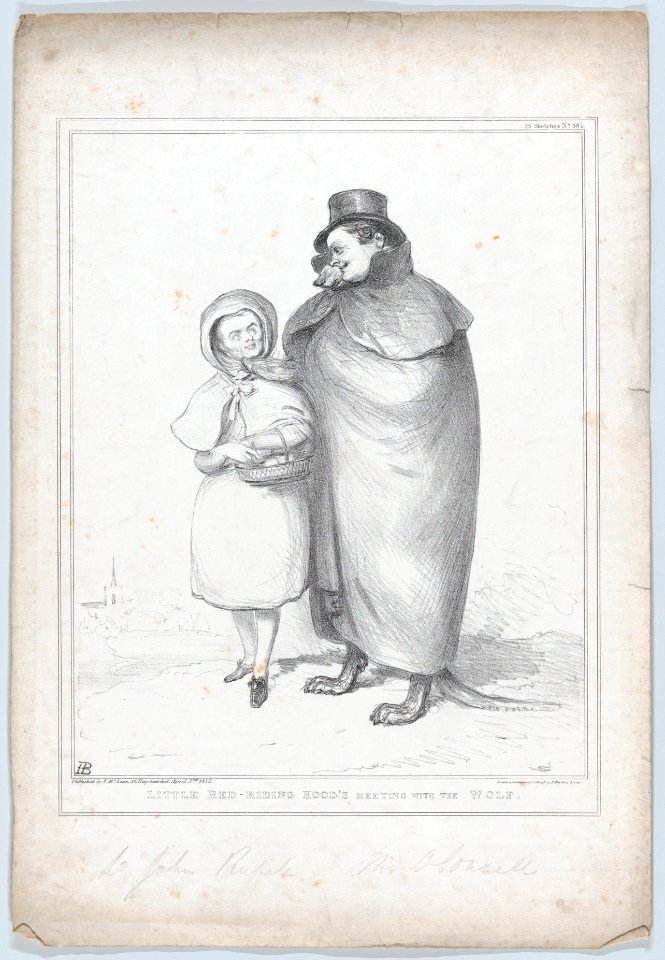 Little Red-Riding Hood's Meeting With the Wolf MET DP868288