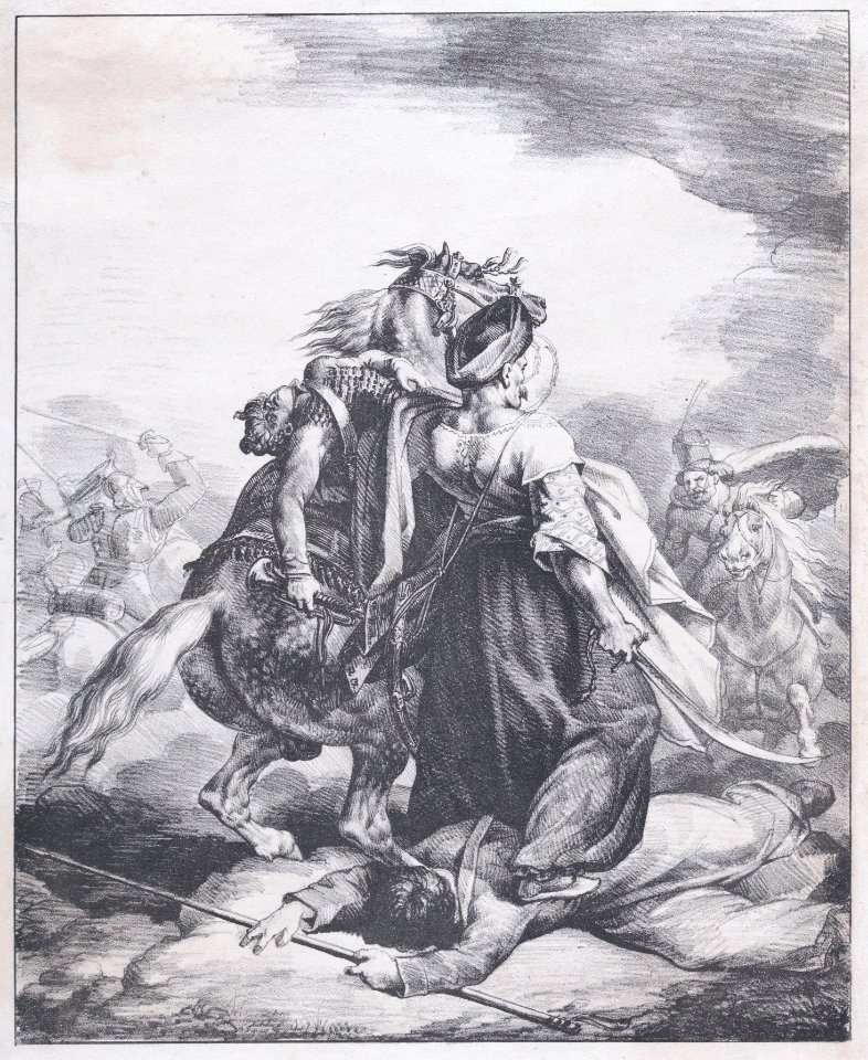 Mameluck Defending a Wounded Trumpeter MET DP875685