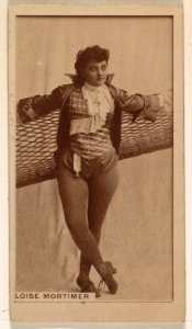 Loise Mortimer, from the Actresses series (N245) issued by Kinney Brothers to promote Sweet Caporal Cigarettes MET DP859174