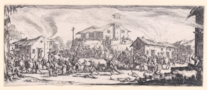 Looting and Burning of a Village Met DP891397