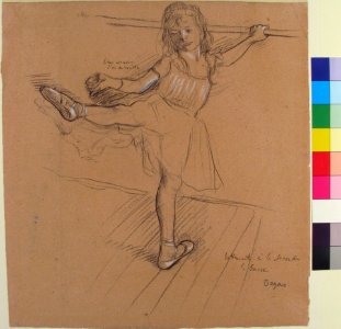 Little Girl Practicing at the Bar MET 29.100.943