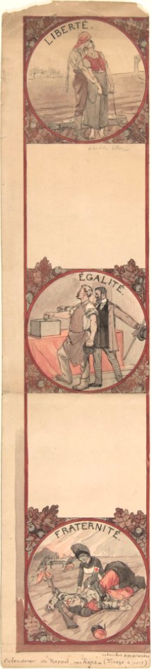 Liberté, Egalité, Fraternité MET DP802508