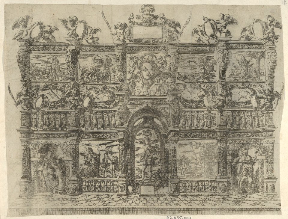 Loose plate from, La Voye de Laict ou le Chemin des Heros à l'entrée de Louis XIV en la Cité d'Avignon le 16 Novembre 1622 MET DP855551