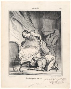 Looking everywhere for their king, from 'News of the day,' published in Le Charivari, October 4, 1867 MET DP877659