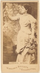 Lureau, Opera, from the Actors and Actresses series (N45, Type 1) for Virginia Brights Cigarettes MET DP830576