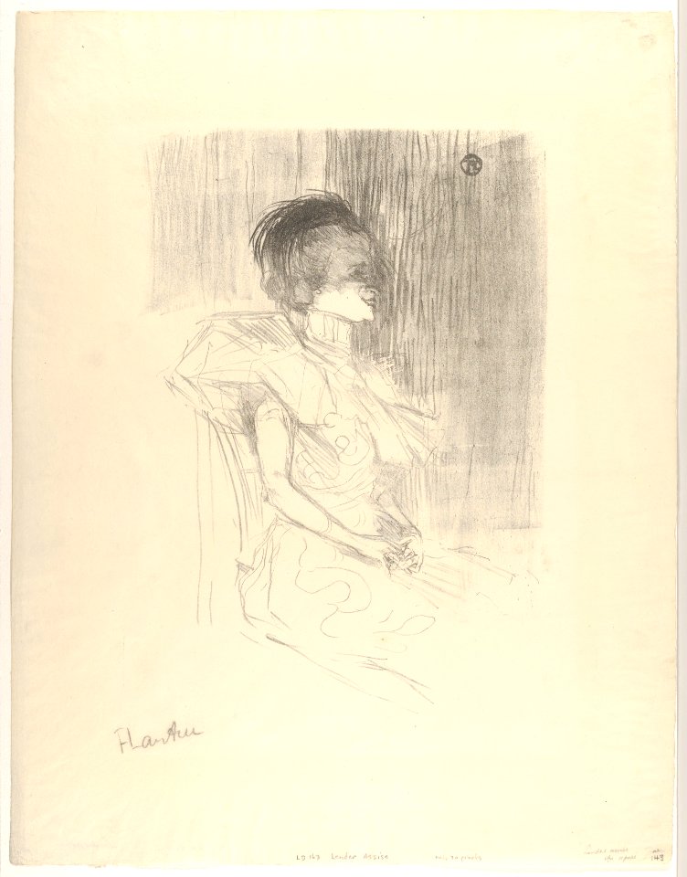 Marcelle Lender Seated MET DP835680