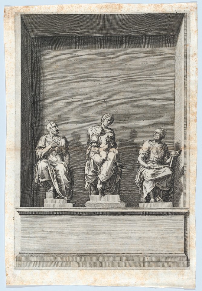 Madonna and Child Between St Comas and St Damian MET DP877748