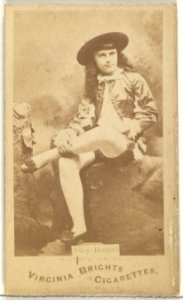 Lucy Bernard, from the Actors and Actresses series (N45, Type 1) for Virginia Brights Cigarettes MET DP828895
